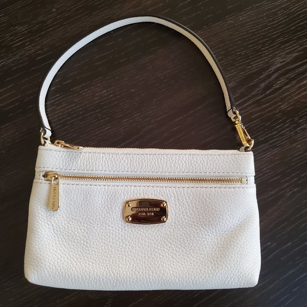 *NEW* Michael Kors 'Large Wristlet' Optic White